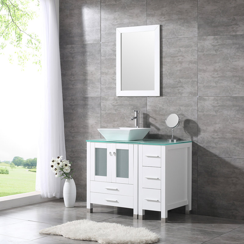 Brayden Studio® Roberge 36.2'' Free Standing Single Bathroom Vanity